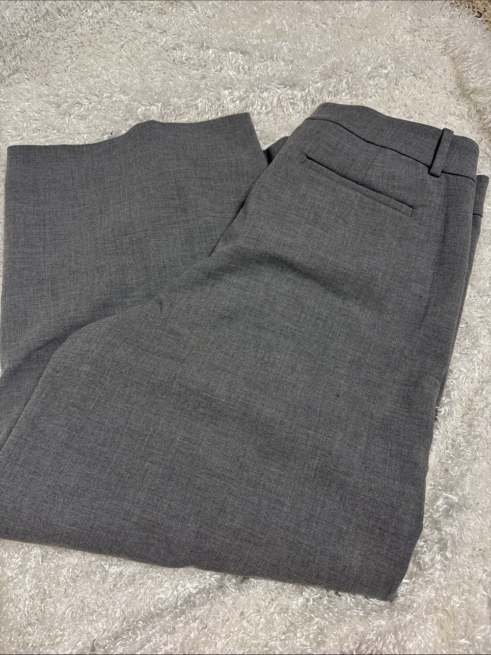 J. Crew grey wide leg work pants 14